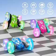 Amicool RC car dual motors provide quick acceleration for exciting races