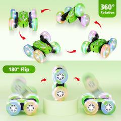 Amicool RC car includes two batteries for longer play sessions.