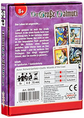 AMIGO Great Dalmuti 80-card deck being shuffled for fast rounds