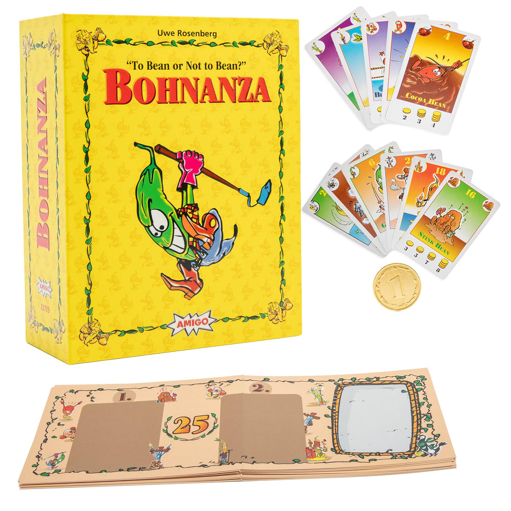AMIGO Bohnanza bean cards for strategic trading and colorful play