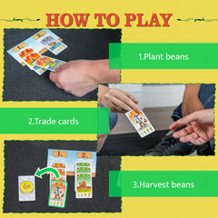 AMIGO Bohnanza rule booklet explains setup and scoring