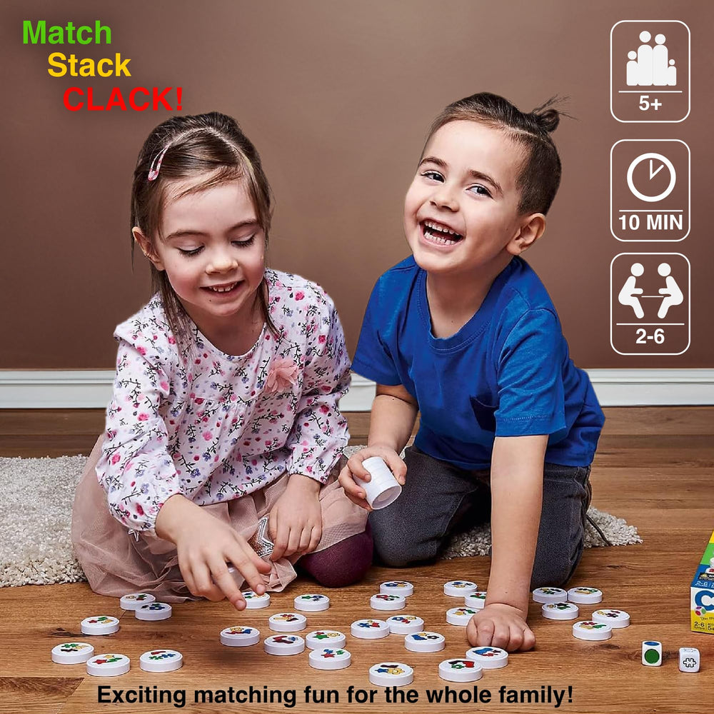 AMIGO Clack! Categories players around table enjoying inclusive play together.