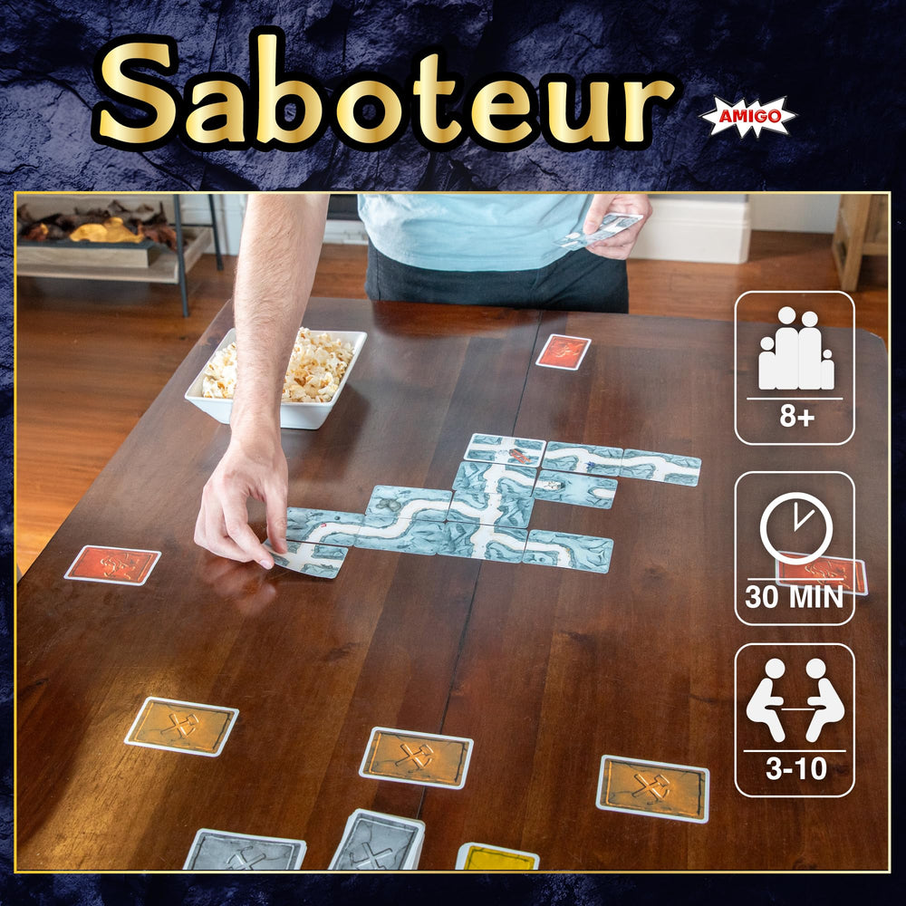 AMIGO Saboteur rulebook simplifies setup and learning