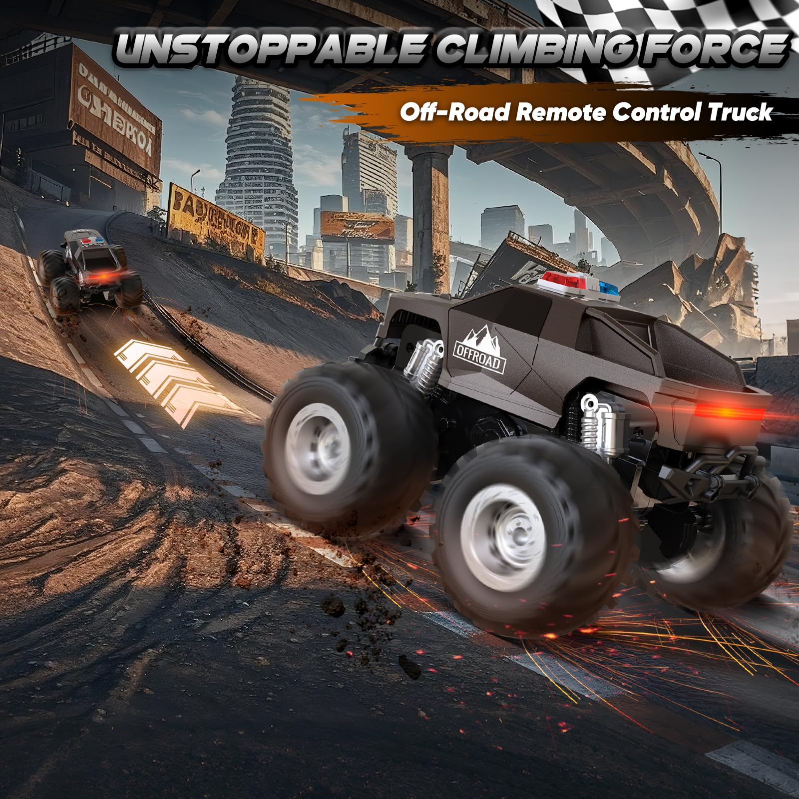 Amilacily monster truck gift-ready for kids' birthdays
