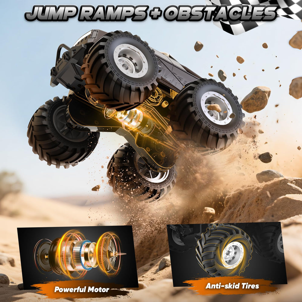 Amilacily RC truck operated with 2-4GHz control
