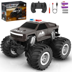 Amilacily remote-control car on all-terrain tires for outdoor play