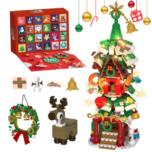 Amireed Advent Calendar 2025: tree house pieces for an interactive holiday countdown.