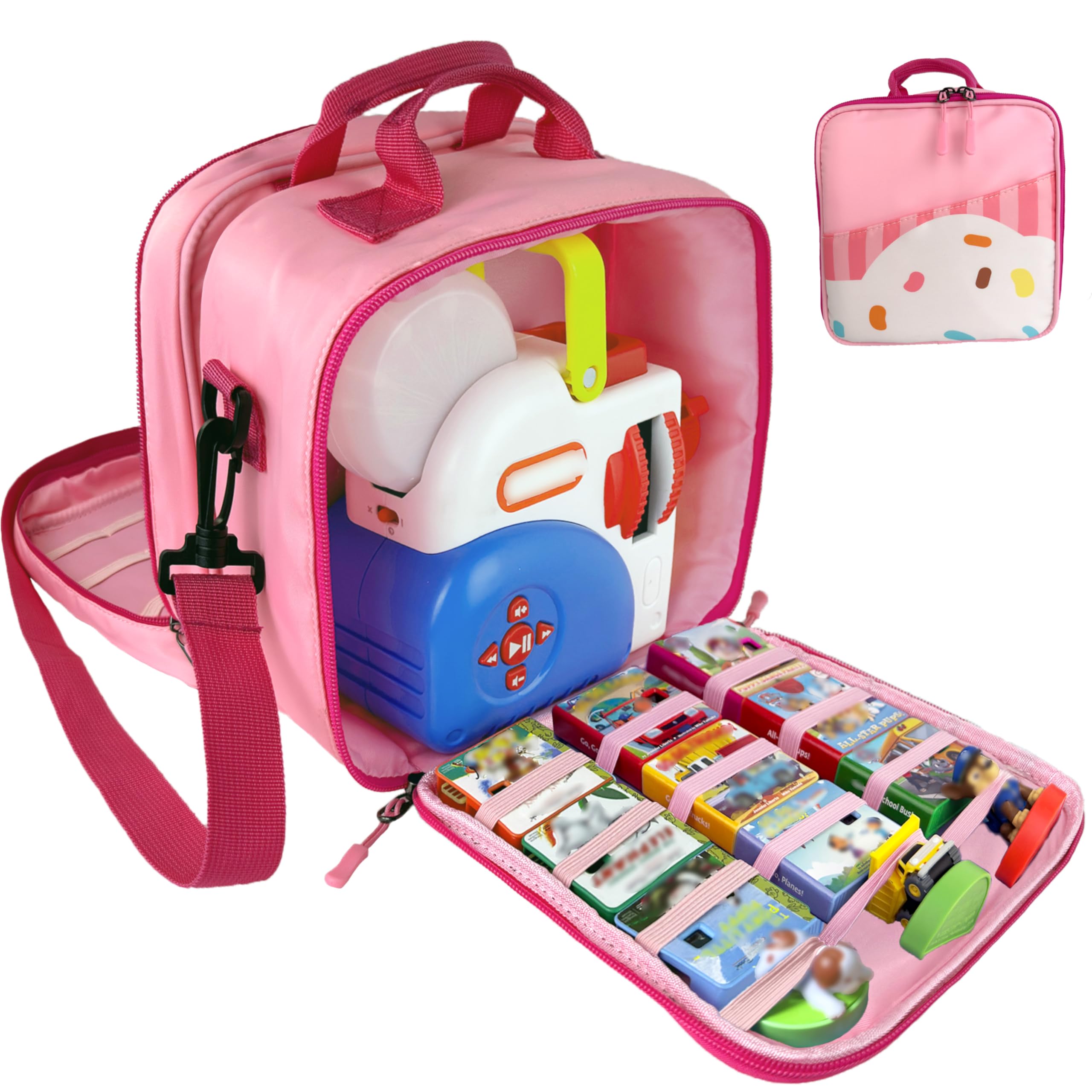 amiumuca detachable bag for Little Tikes Story Dream Machine, organized storage on the go.