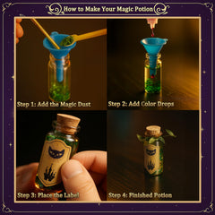 AMIZEY Shiny Crystals spark glittery potion crafts and color exploration.