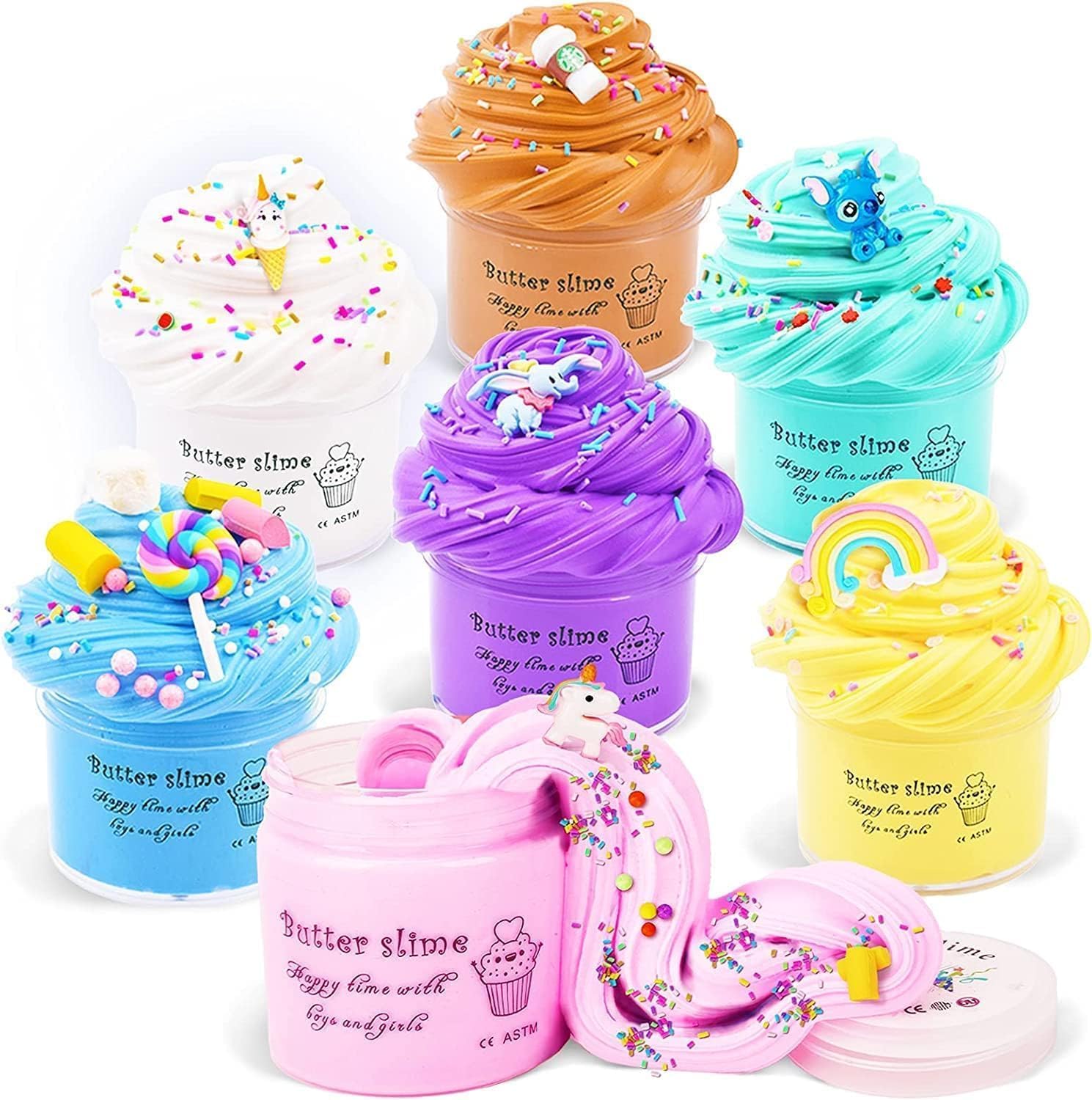 Ammyglow birthday gift slime kit packaging ready for gifting moments.