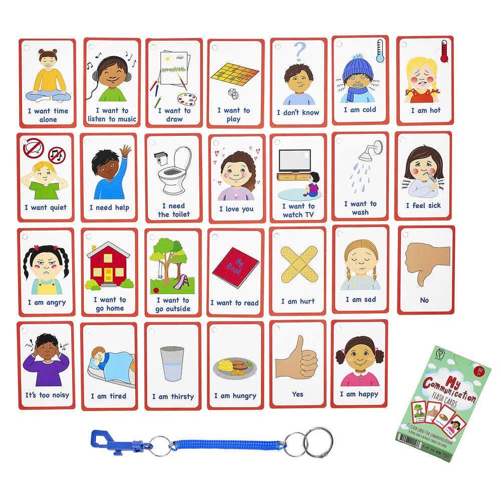 Amonev 27-card set with autism communication cues