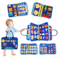 Amor Gift Busy Board planet cover sparks curiosity and tactile exploration for toddlers