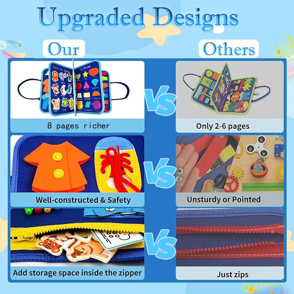 Amor Gift Busy Board shoelace module supports early dressing skills