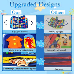 Amor Gift Busy Board shoelace module supports early dressing skills