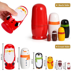 AMOR PRESENT gifting-ready nesting dolls, ideal Christmas gift and heirloom keepsake.