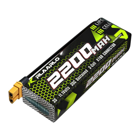 AMORIL 3S LiPo battery with XT60 plug for RC cars provides steady power for longer runtimes.