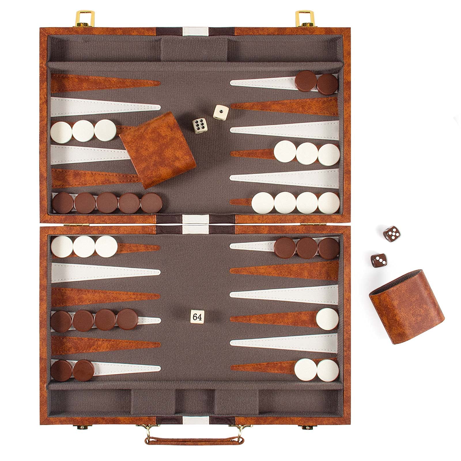 AMEROUS backgammon felt playfield close-up for smooth movement
