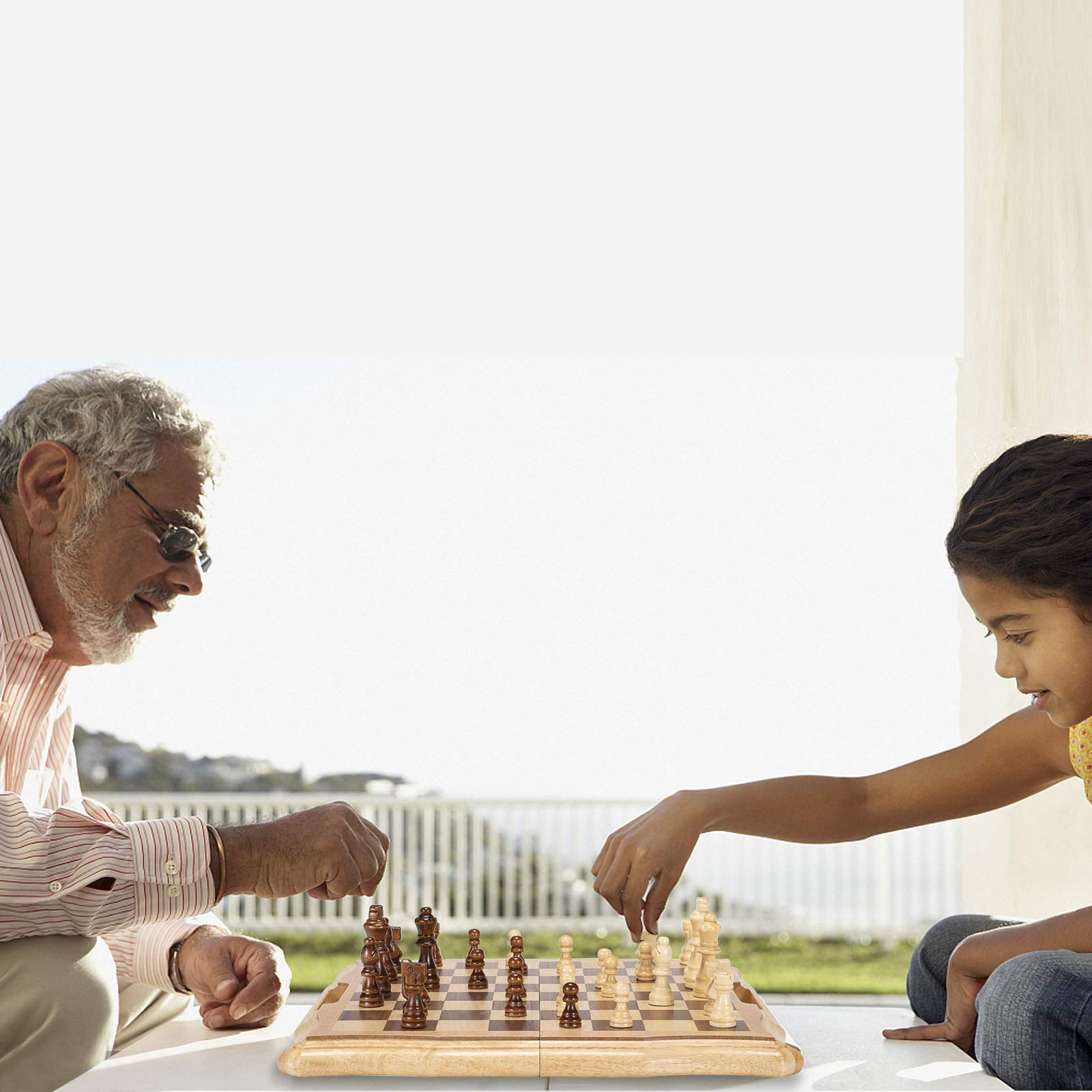 AMEROUS chess rules included to help beginners learn quickly.