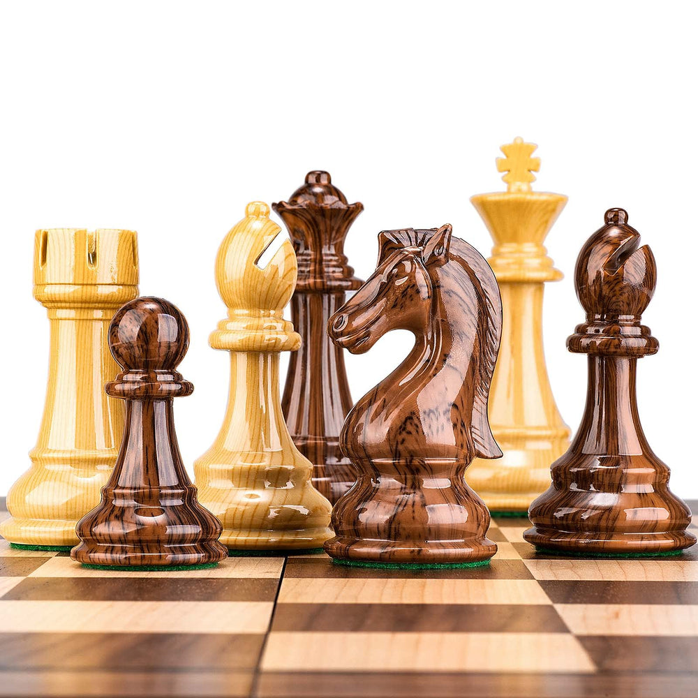 AMEROUS weighted pawn piece with heavy, precise feel for smooth moves.