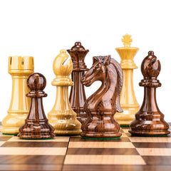 AMEROUS weighted pawn piece with heavy, precise feel for smooth moves.