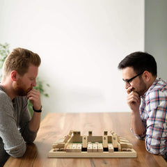AMEROUS 12x12 inch board fits compact family game nights.