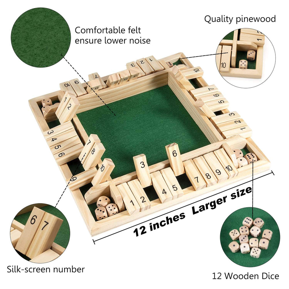 AMEROUS wooden number tiles expand calculation options and replayability.