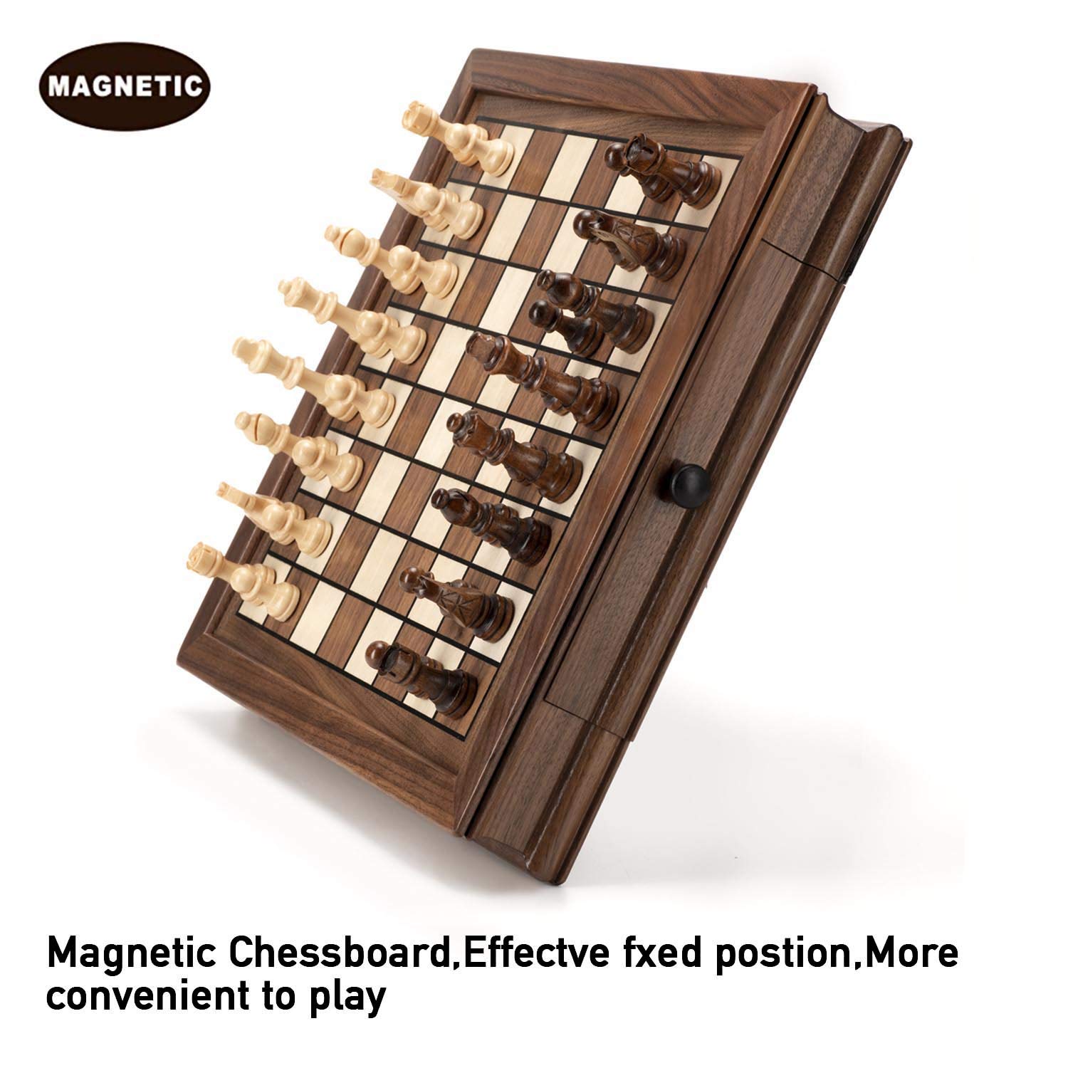 AMEROUS walnut wood texture adds natural warmth and durability