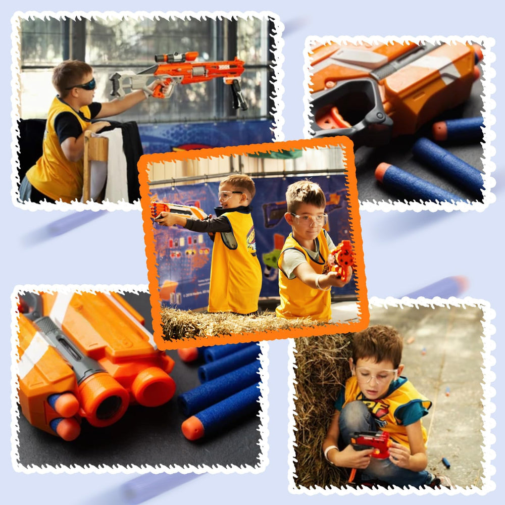 AMOSTING 100-piece blue refill pack keeps Nerf blasters ready.