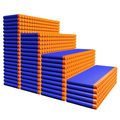 AMOSTING 1000-pack Nerf bullets refill with durable plastic for long-lasting play