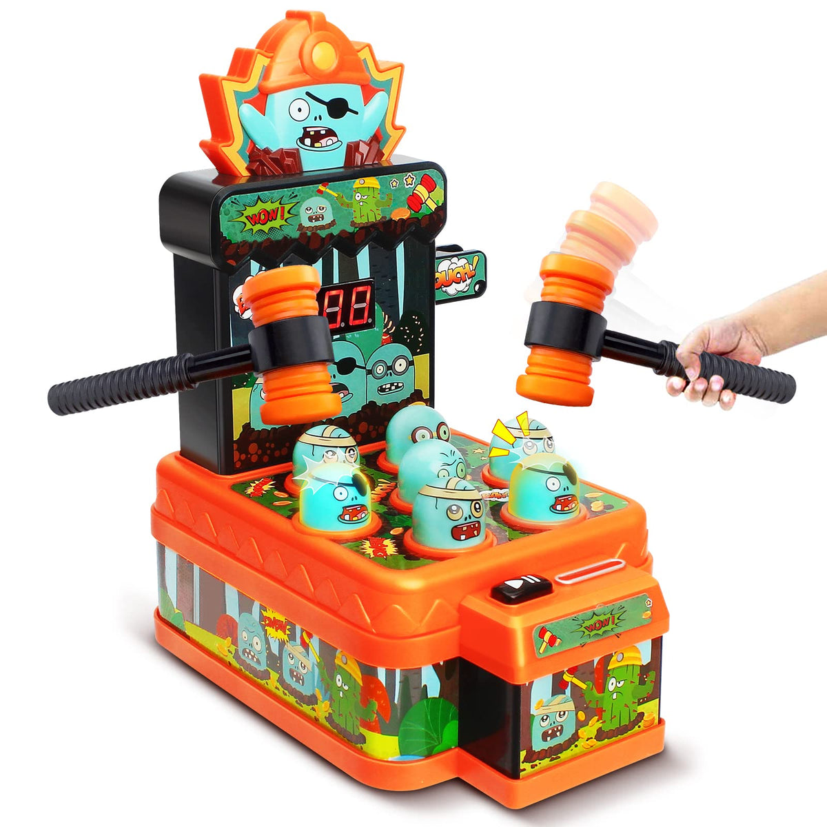 Amoyasite arcade game toy zombie tabletop for home play and family fun