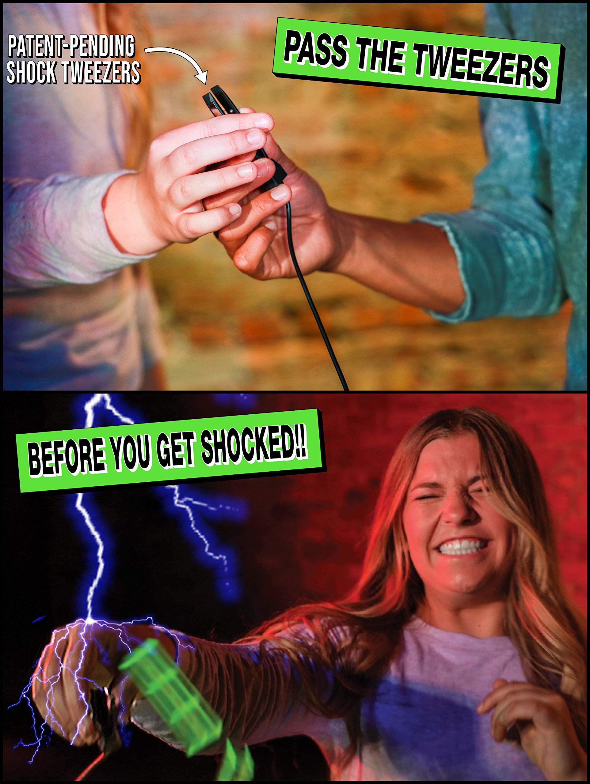 Amped Gamez ShiZap! LED lights and music create dramatic vibes during play.