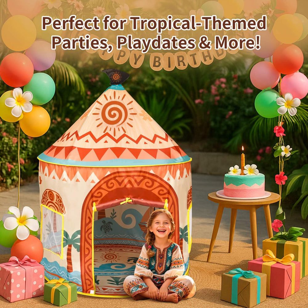 Amplov Indoor/outdoor playhouse sparks imaginative games anywhere children gather.
