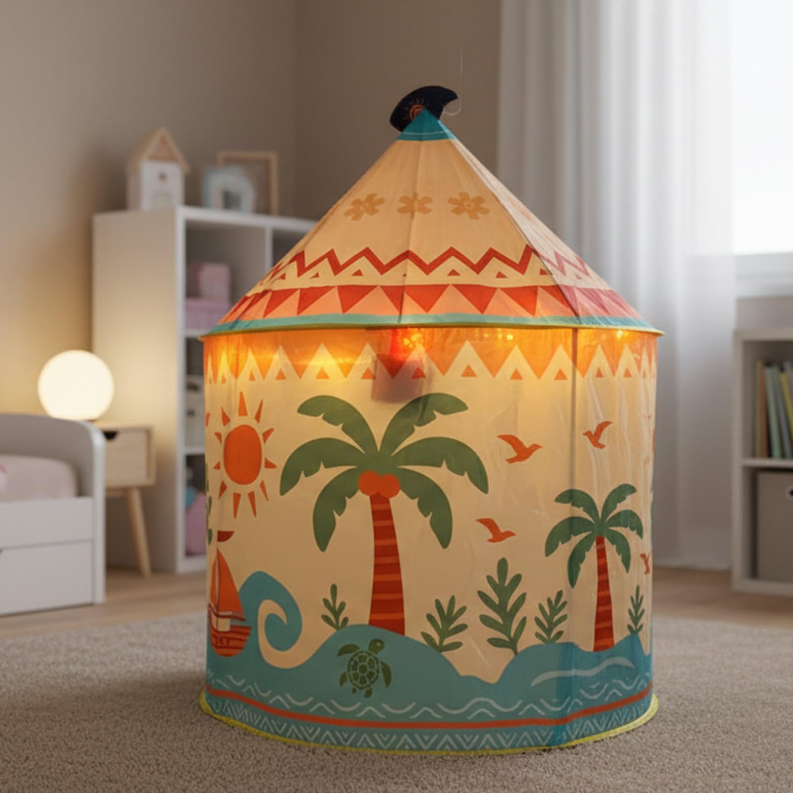 Amplov Spacious 53-inch tent fits 2–3 kids for shared storytelling.