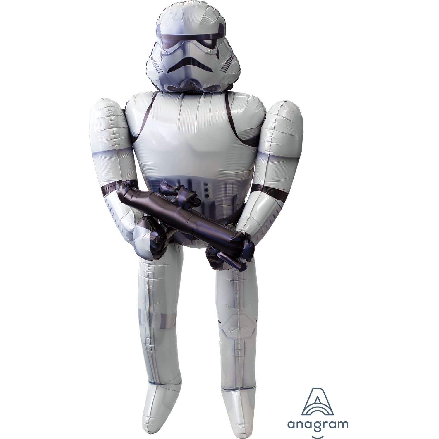 Amscan Storm Trooper Airwalker foil balloon built to endure festive outdoor events.