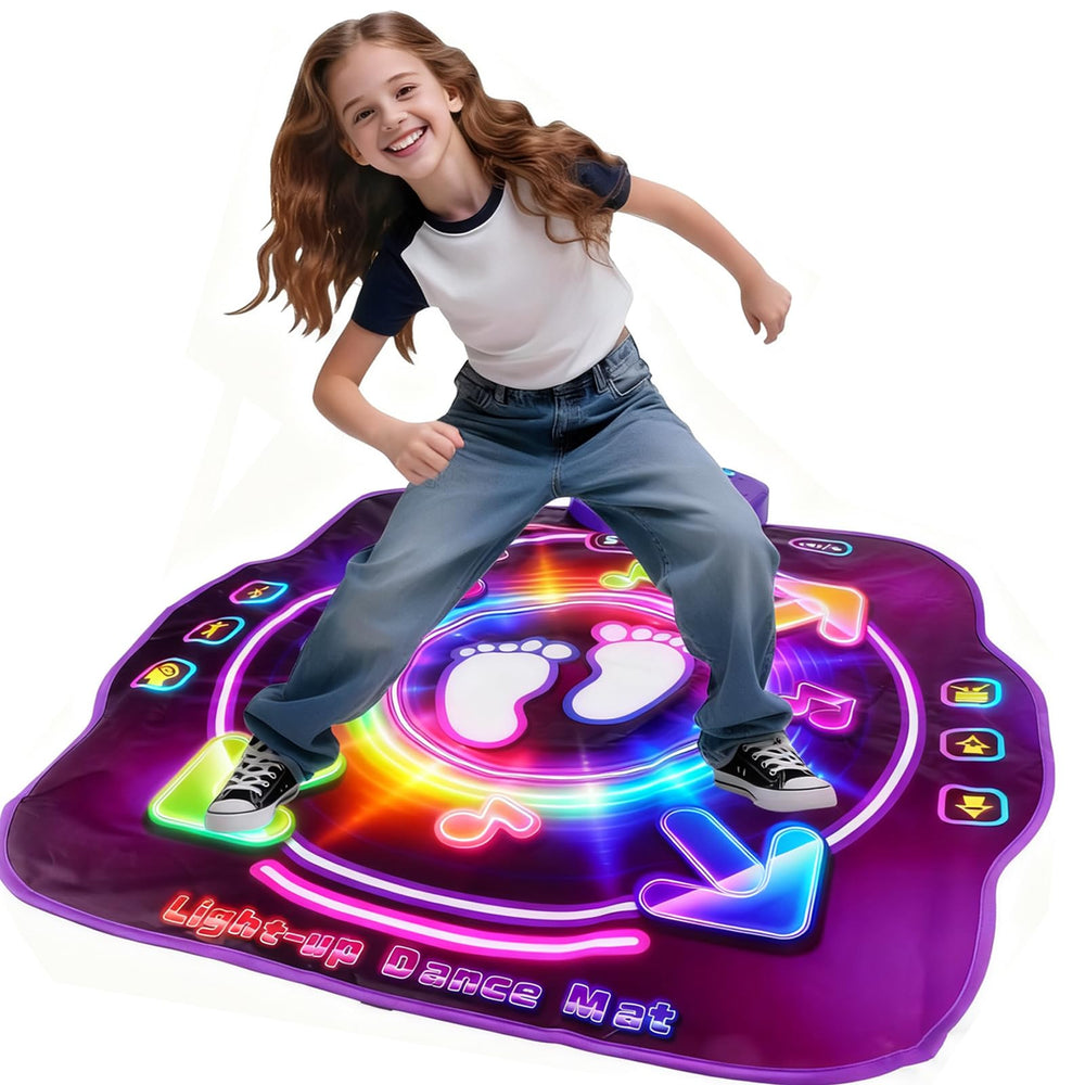 Amy & Benton dance mat light-up buttons boost rhythm and engagement