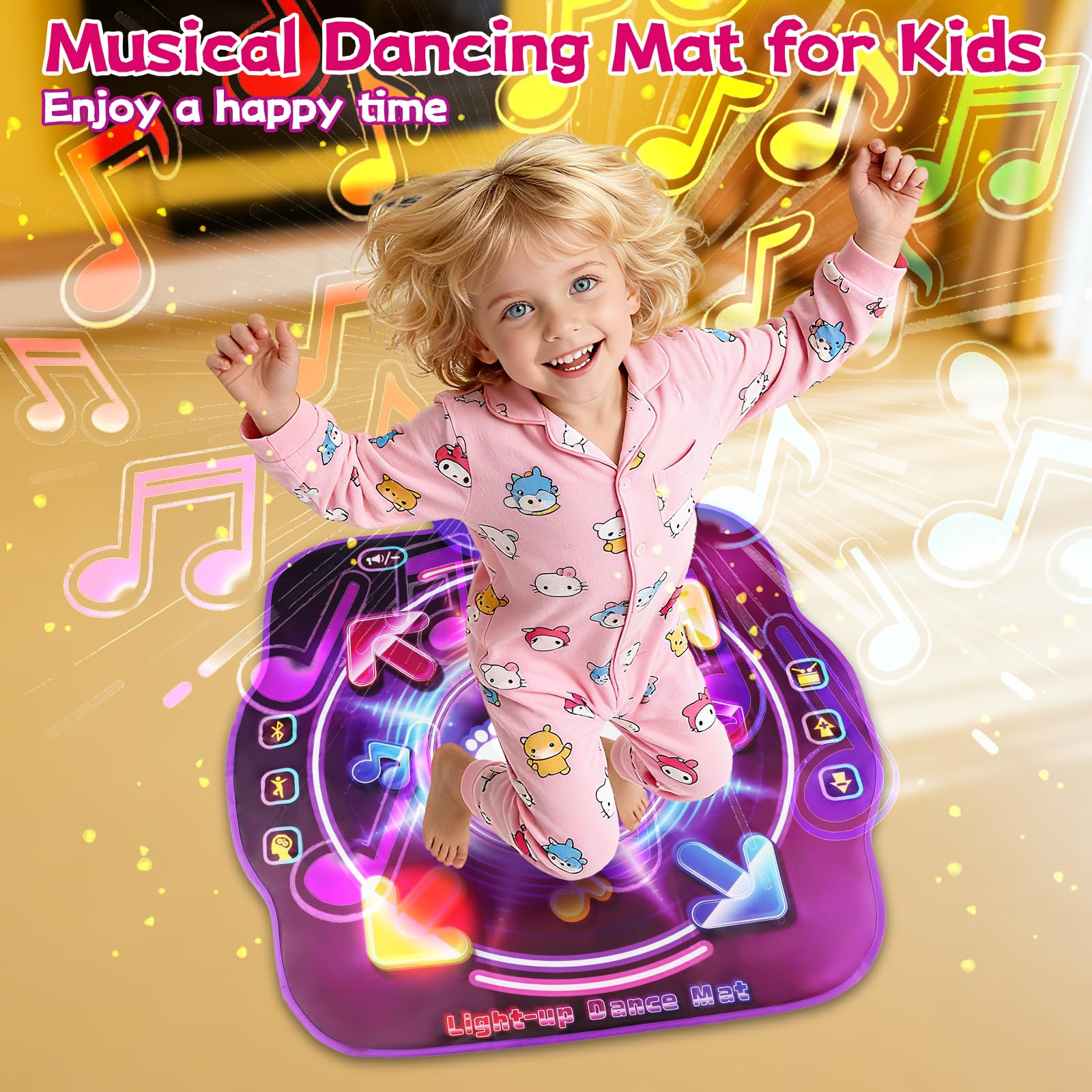 Amy & Benton dance mat portable and foldable for home or travel