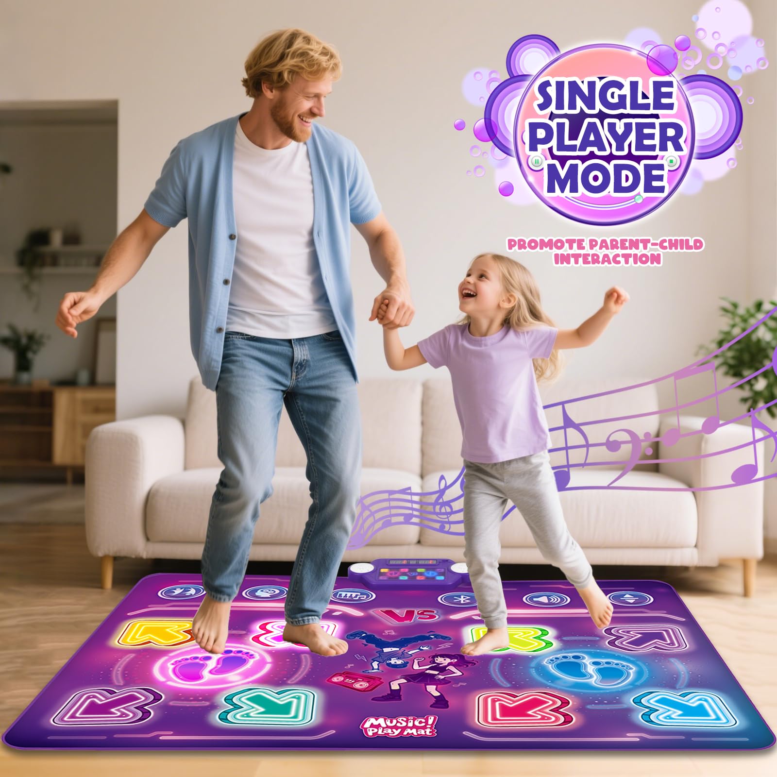 Amy & Benton piano and percussion instrument mode for musical exploration
