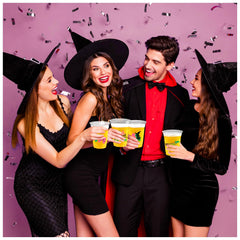 AMZFAVOR Transparent cups showcase designs while keeping drinks easy to identify.