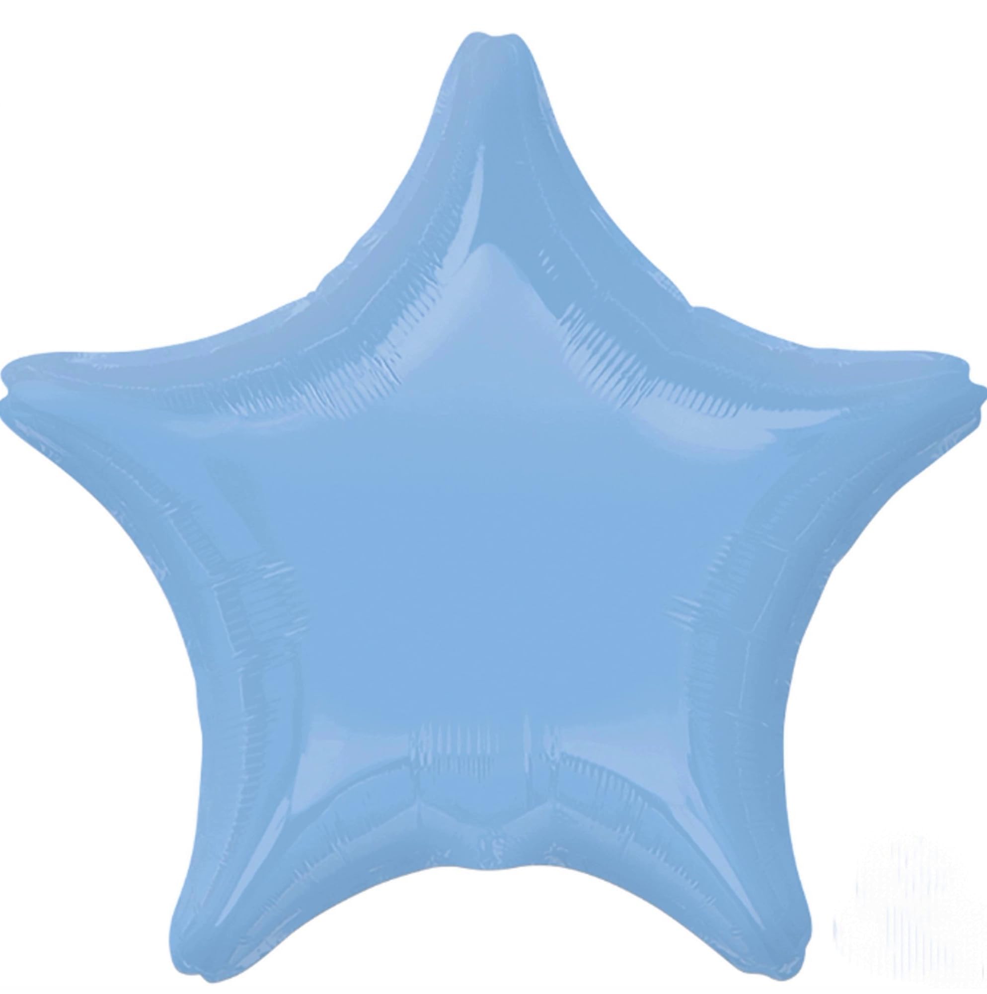 Anagram Bluey 19in star orange foil balloon adds bold color contrast