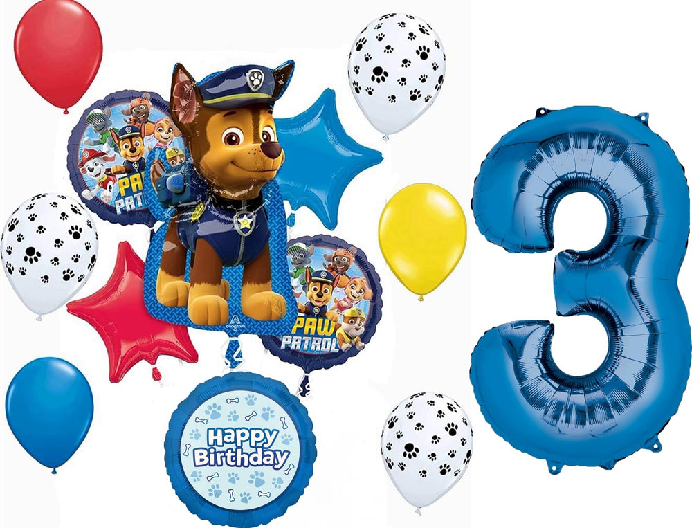 Anagram Chase 31-inch foil balloon creates a focal point for the birthday.