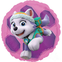 Anagram dog bones paw prints 18in foil balloon playful party accent