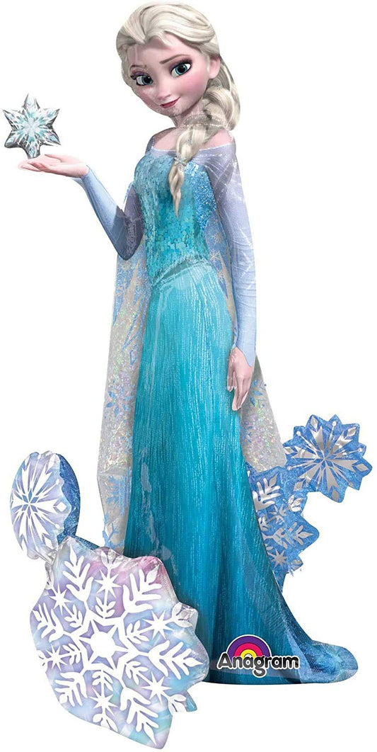 Anagram Elsa Snow Queen Airwalker balloon creates magical photo moments and festive decor.