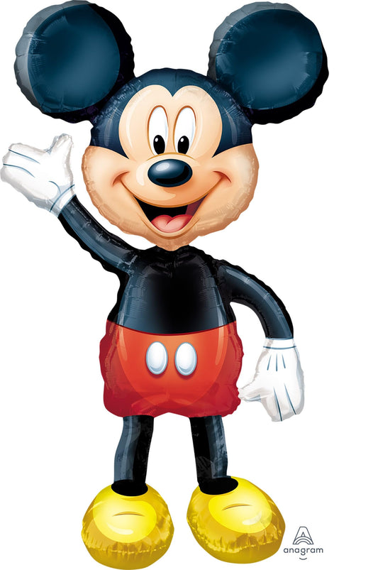 Anagram Mickey Mouse Airwalker 52-inch balloon floats for festive birthday decor
