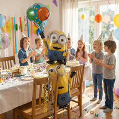 Anagram Minions Stacker Balloon close-up shows printed details and finish.