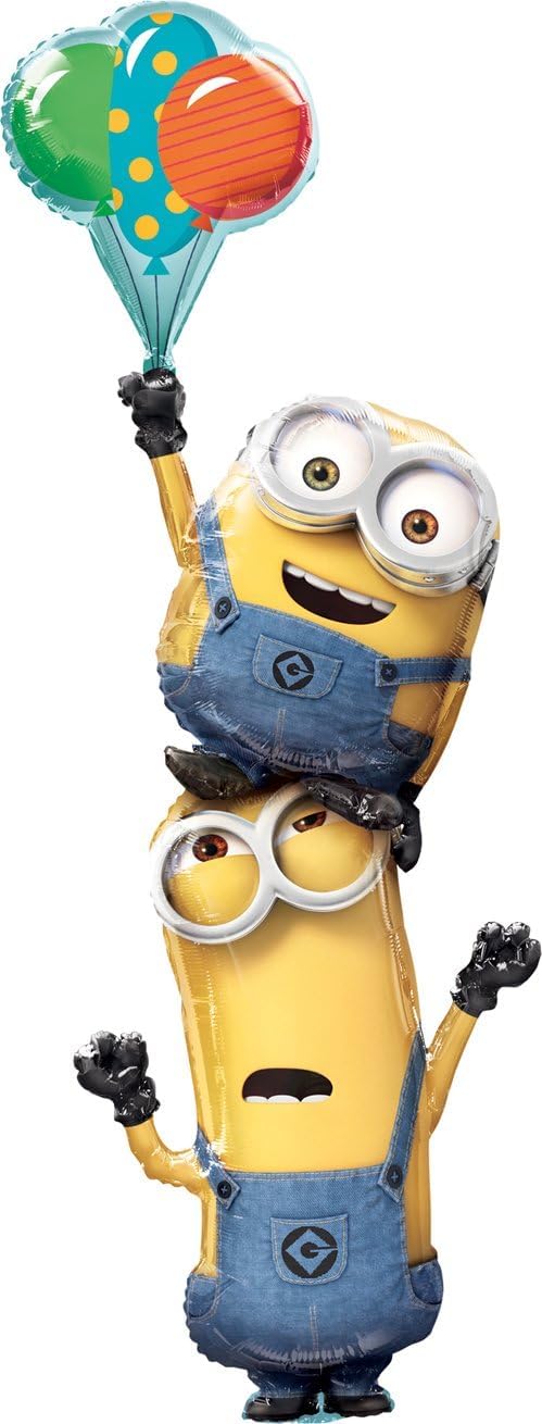 Anagram Minions Stacker Balloon hero image for vibrant party décor and photo moments.