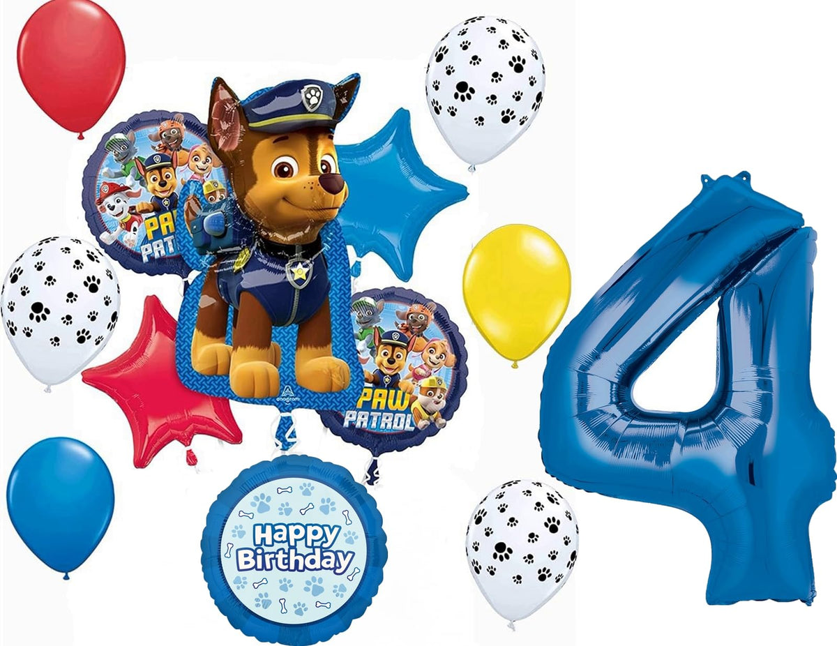 Anagram Paw Pups Chase 31-inch foil balloon centerpiece for birthdays