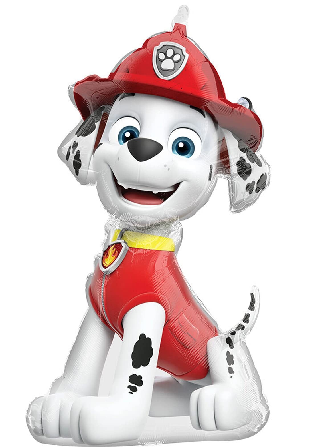 Anagram Paw Pups Fire Truck 33-inch foil balloon adds dramatic party flair