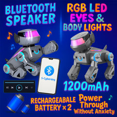 ANANJY robot dog dual batteries enabling longer play sessions