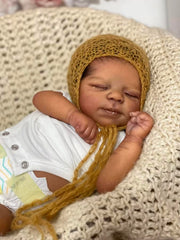 Anano reborn doll textured skin showing capillaries for realistic touch