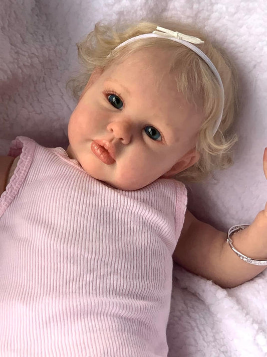 Anano silicone reborn doll skin detail highlights subtle veins